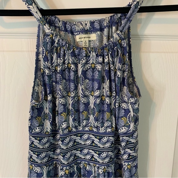 Max Studio Sleeveless Boho Print Midi Dress, size S - Picture 4 of 9